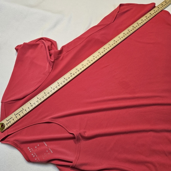 Susan Graver Essentials Modern Blouse Pink  Size Large 95%Polyester % Sp… - Picture 8 of 11